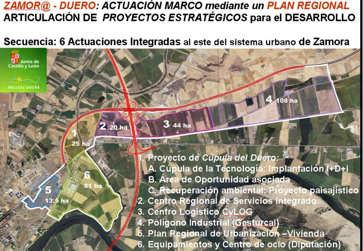 Enclave previsto para el Cylog de Zamora en 2009, proyecto desechado en 2013