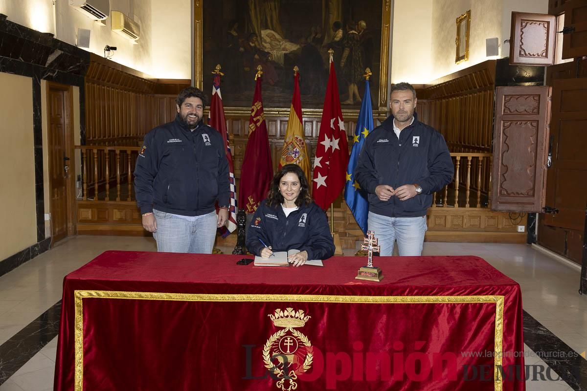 Así ha sido la visita de Isabel Díaz Ayuso a Caravaca de la Cruz
