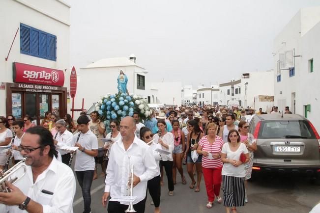 Procesión de las Fiestas de Famara 2016