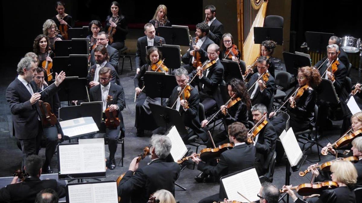 La Orquestra Simfònica del Liceu, en el Palacio de las Naciones Unidas de Ginebra La Orquestra Simfònica del Liceu, en el Palacio de las Naciones Unidas de Ginebra