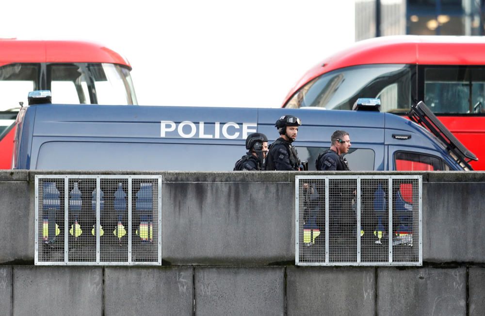 Atentado terrorista en el puente de Londres