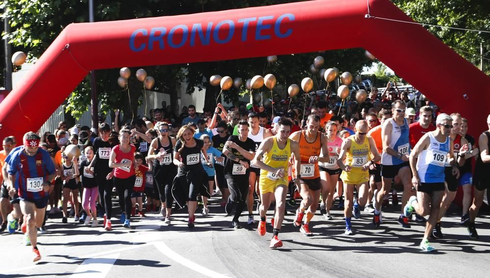 Cientos de personas participaron esta mañana en la primera edición de la Aloia 5.0