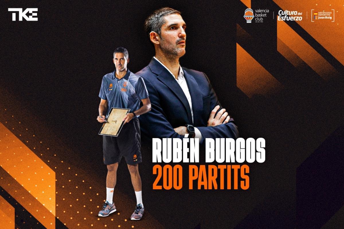 Rubén Burgos alcanza los 200 partidos en el banquillo