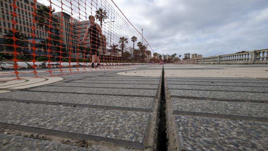 El Gobierno canario actuará de emergencia para evitar el desplome de la Avenida Marítima