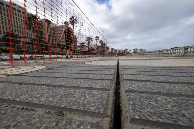 El Gobierno canario actuará de emergencia para evitar el desplome de la Avenida Marítima