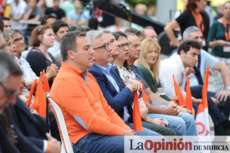 Albert Rivera, líder de Ciudadanos, en Murcia