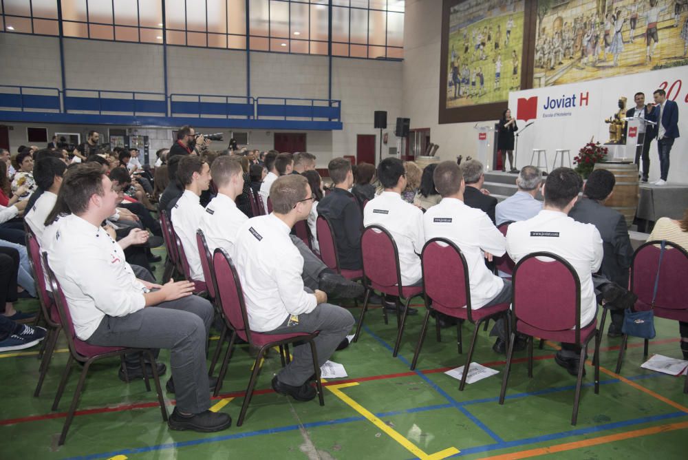 Acte de graduació de l'escola d'hoteleria de la Joviat