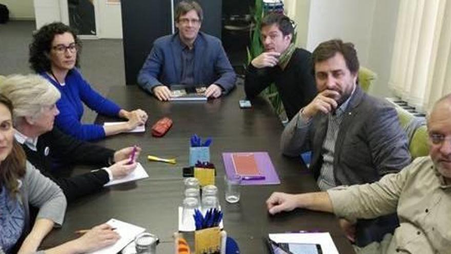 Marta Rovira es va reunir amb Puigdemont i exconsellers a Brussel·les