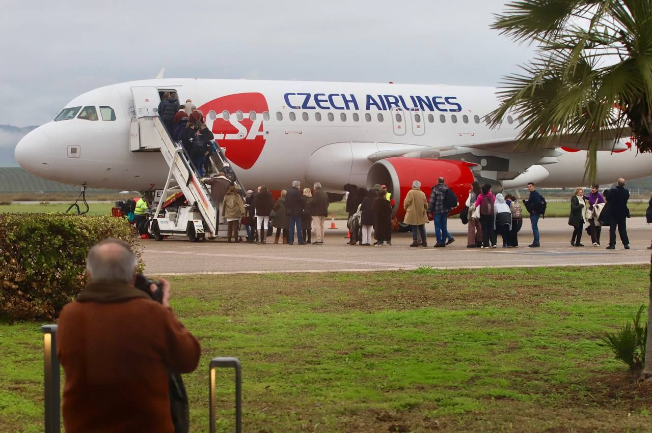 El vuelo a Praga despega del aeropuerto de Córdoba