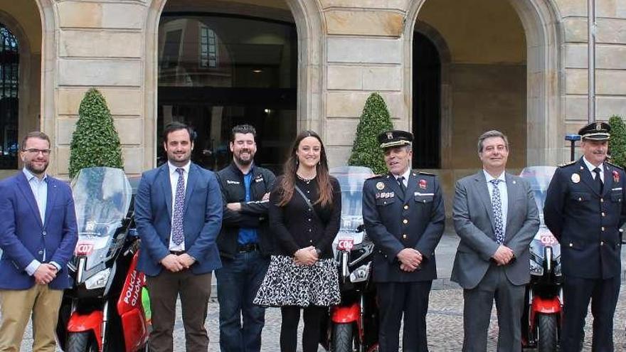 Motos eléctricas en la Policía de Gijón