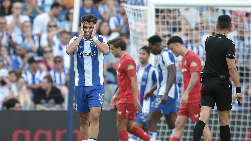 Gabri Veiga, en el duelo ante el Twente.
