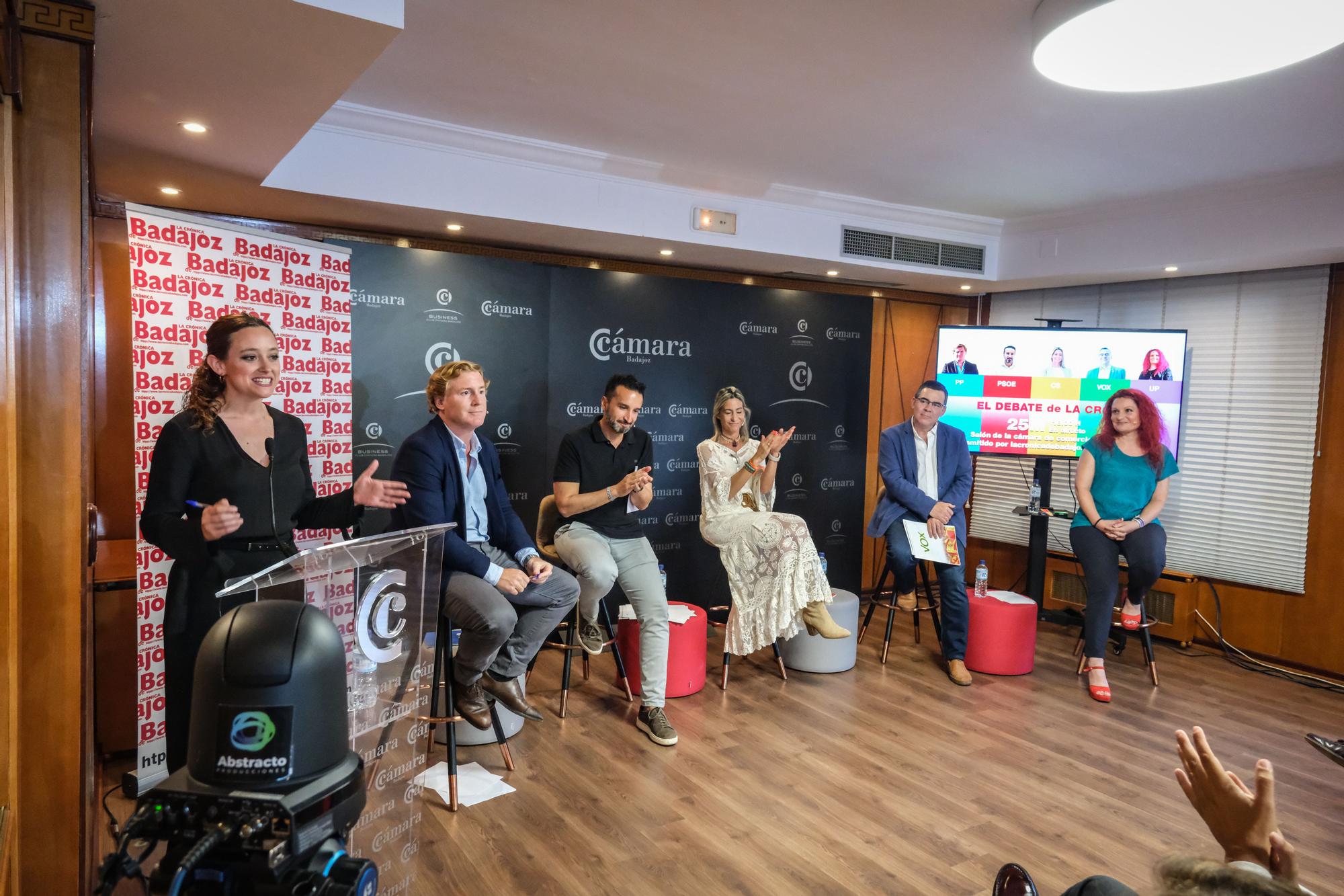 Así se desarrollo el debate electoral de La Crónica de Badajoz