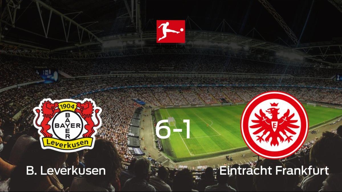 El Bayern Leverkusen golea 6-1 en el BayArena al Eintracht Frankfurt