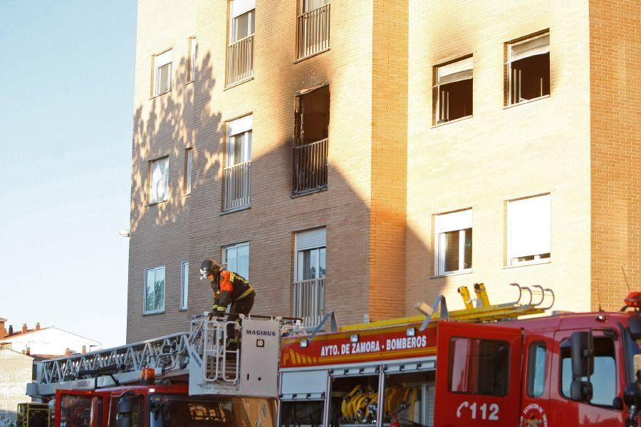 Incendio en una vivienda en Pinilla (Zamora)