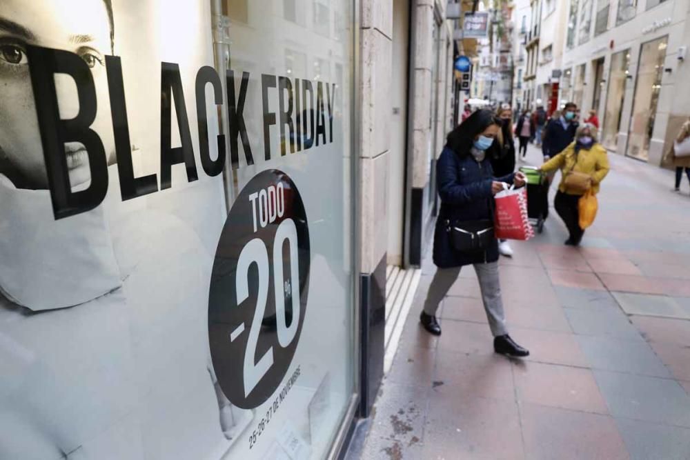 Compras por el Black Friday en Málaga