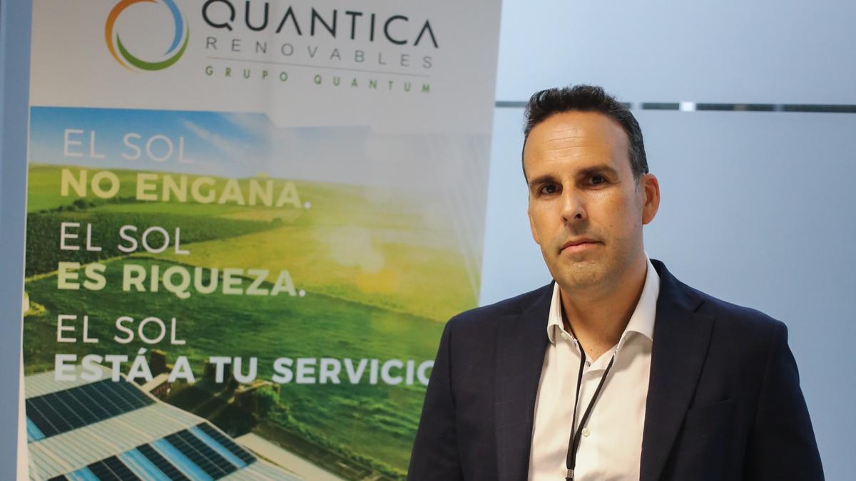 El director en la Comunitat Valenciana de Quantica Renovables, Víctor Gaceta.