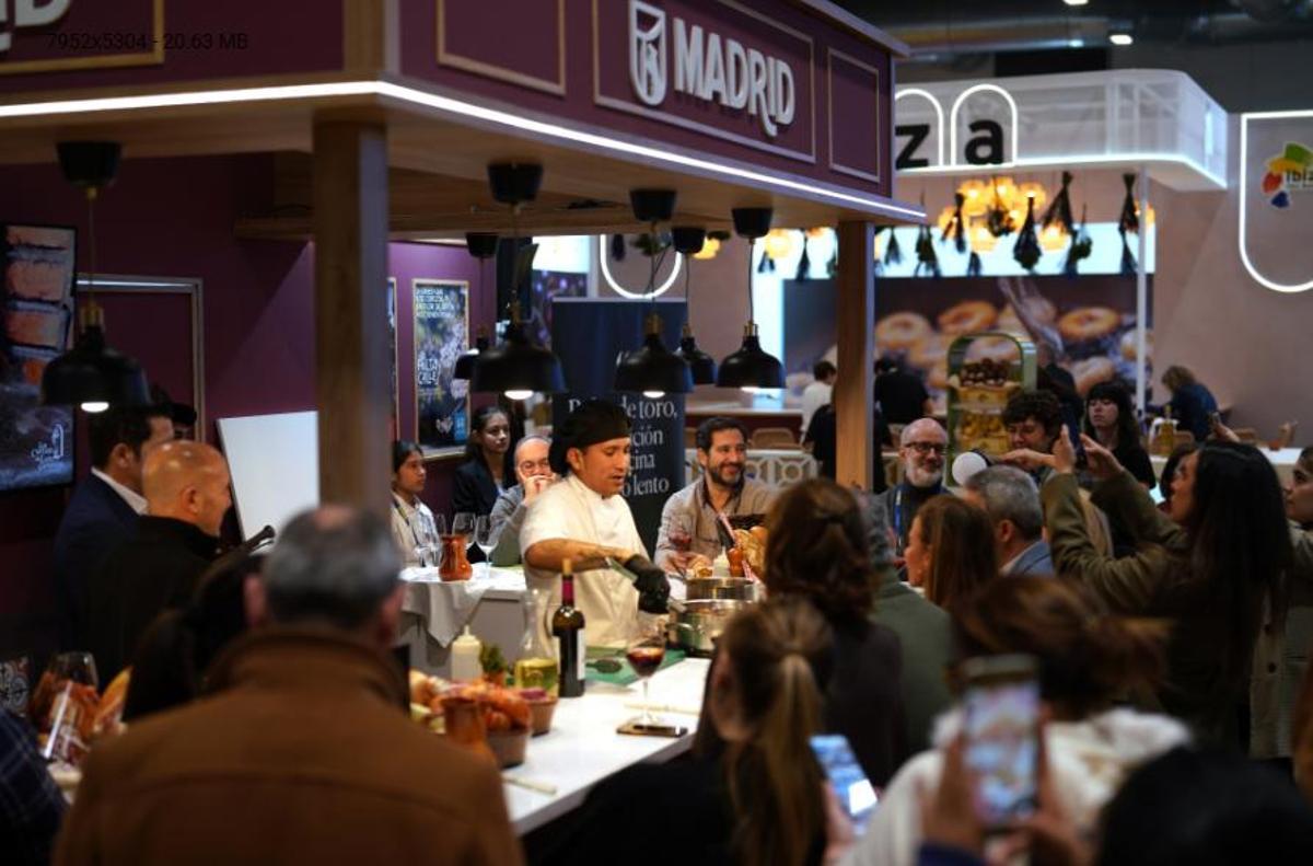 El Ayuntamiento de Madrid organiza diversos talleres gastronómicos en el stand de Madrid Fusión.