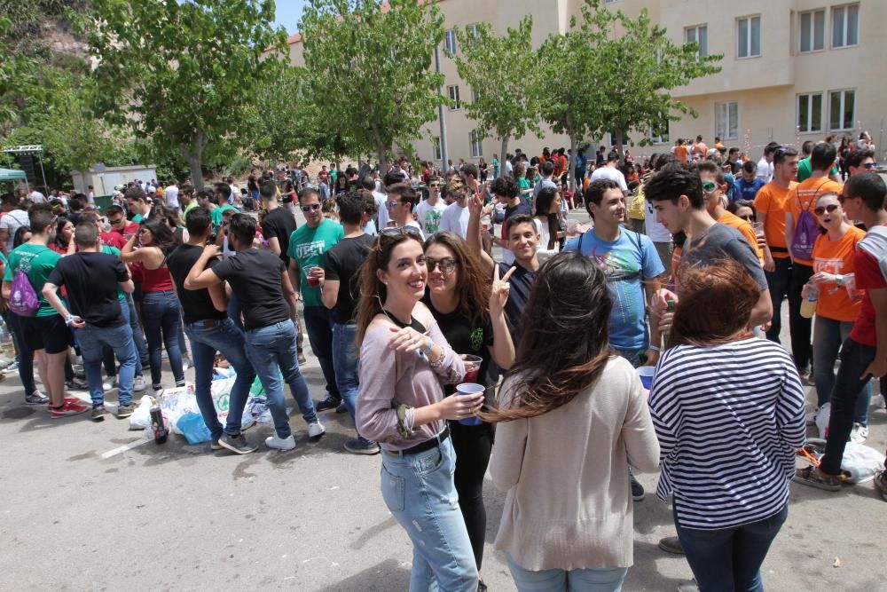 Fiesta del agua en la UPCT