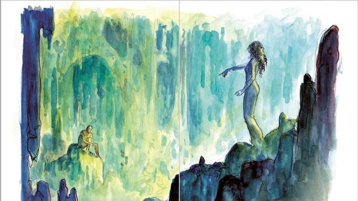 Ilustración interior de la 'Odisea' de Milo Manara