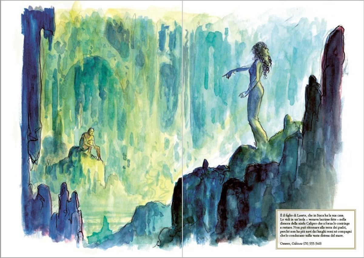 Ilustración interior de la 'Odisea' de Milo Manara