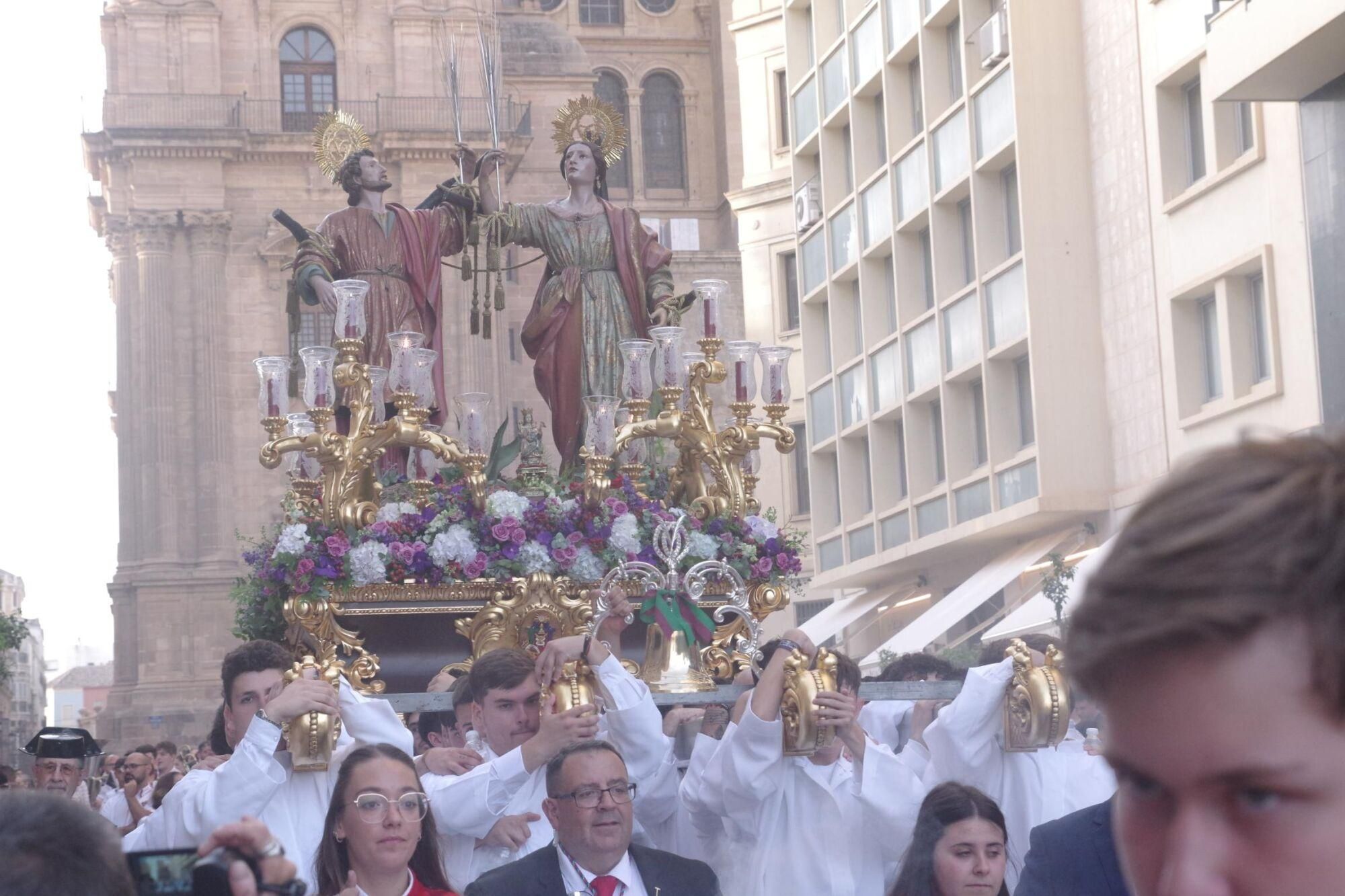 Procesión de los Patronos de Málaga 2025