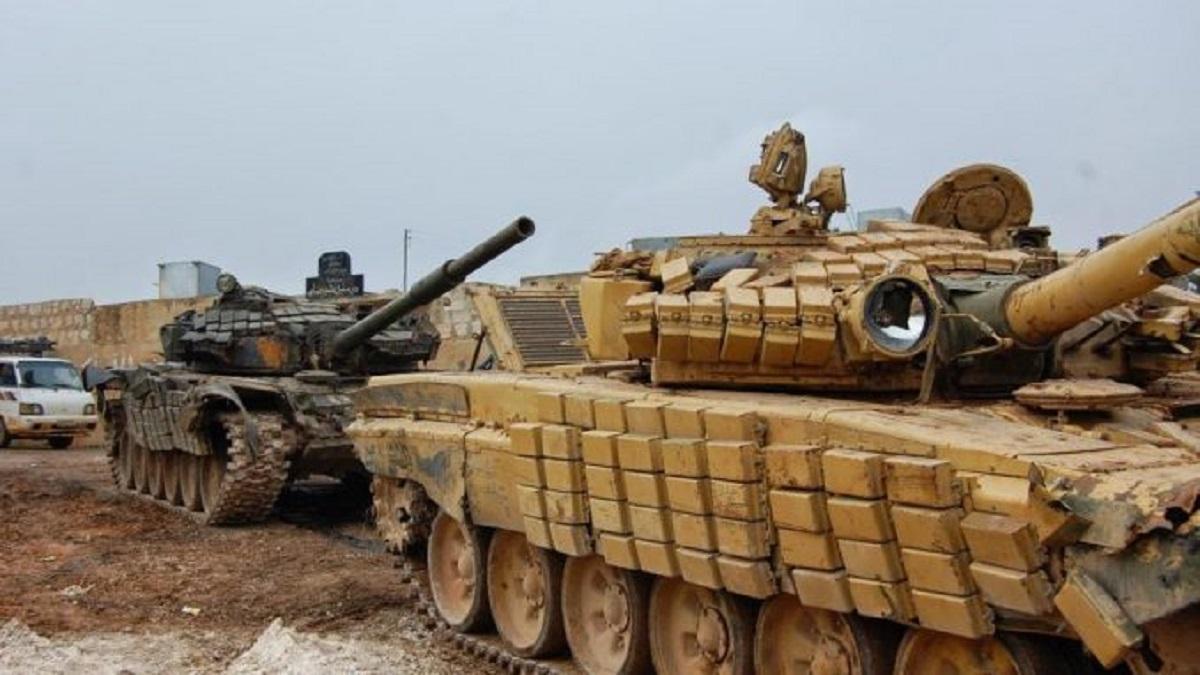 ¿Qué son los elementos rectangulares que llevan los tanques en Ucrania?