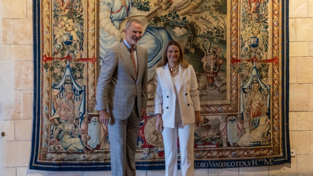 El Rey recibe a Prohens en su inicio de vacaciones en Mallorca
