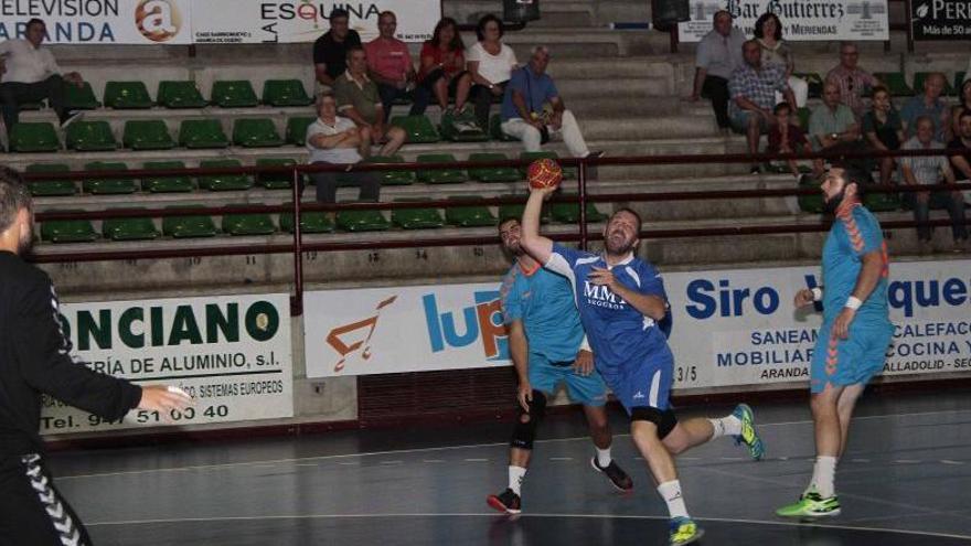 Iñaki, en un momento del partido.