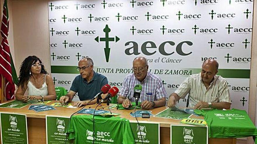 Presentación de la I Marcha Nocturna contra el cáncer.