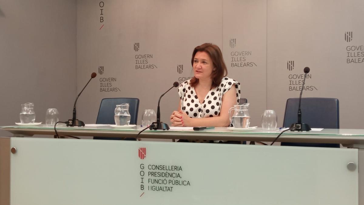 Archivo - La consellera de Presidencia, Función Pública e Igualdad, Mercedes Garrido.