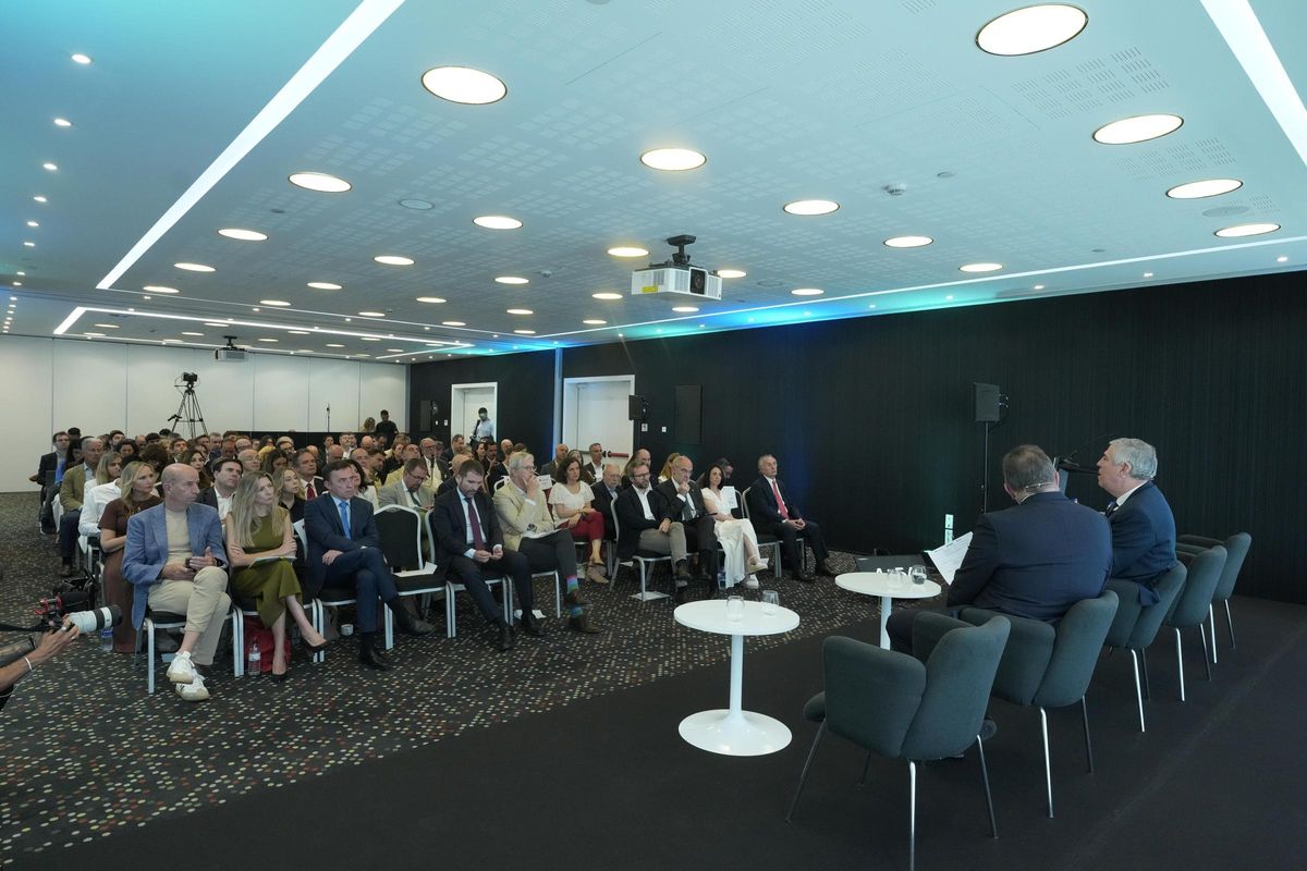 Un momento del Foro Prensa Ibérica para la Paz y la Seguridad en Europa