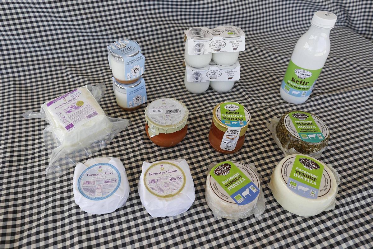 Alguns dels productes elaborats al Mas Marcè.