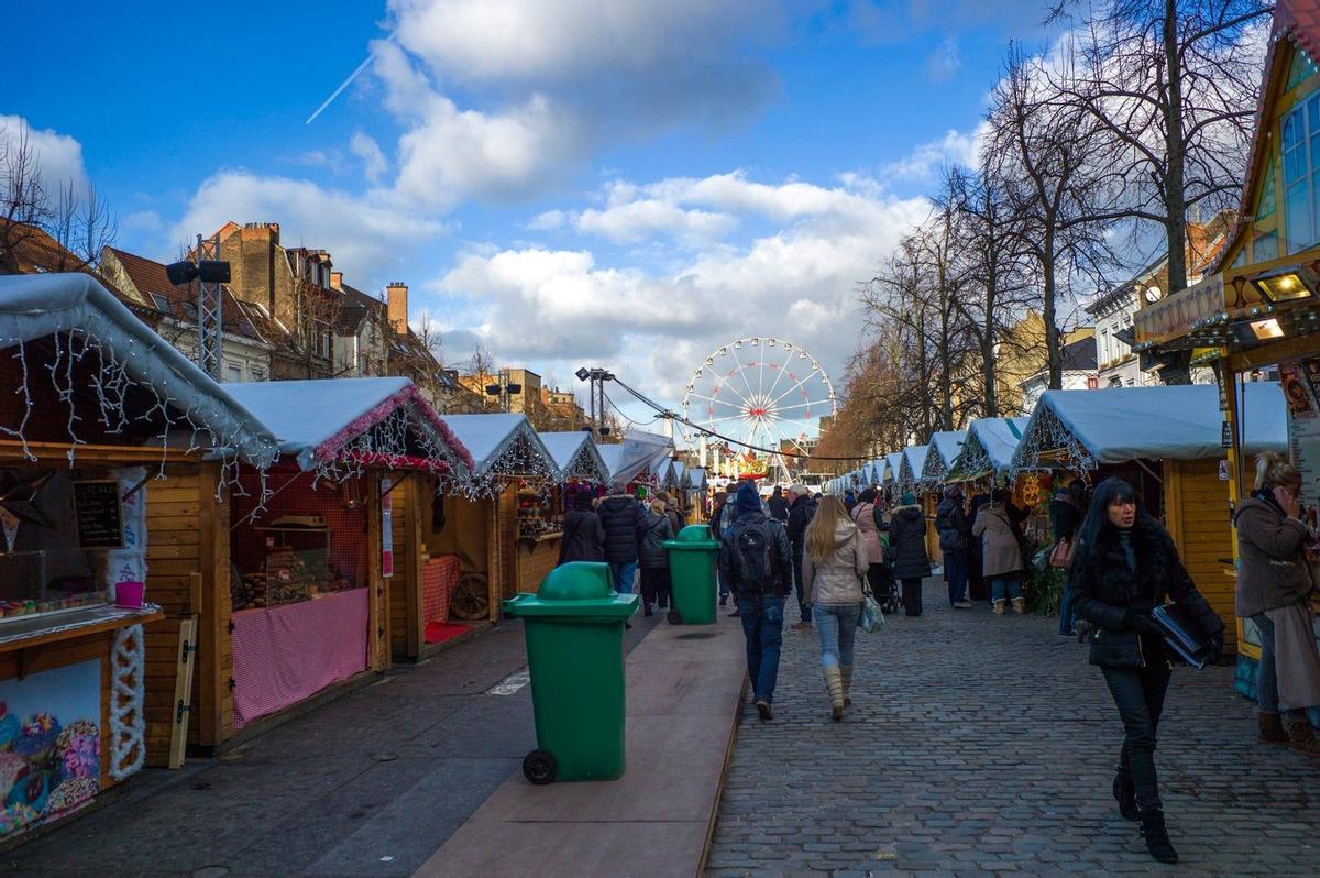 Mercado de navidad en Bruselas