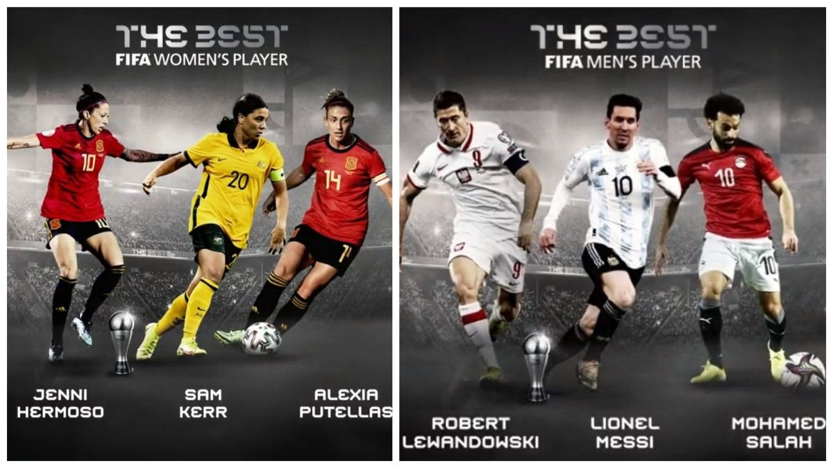 Los candidatos al premio The Best.