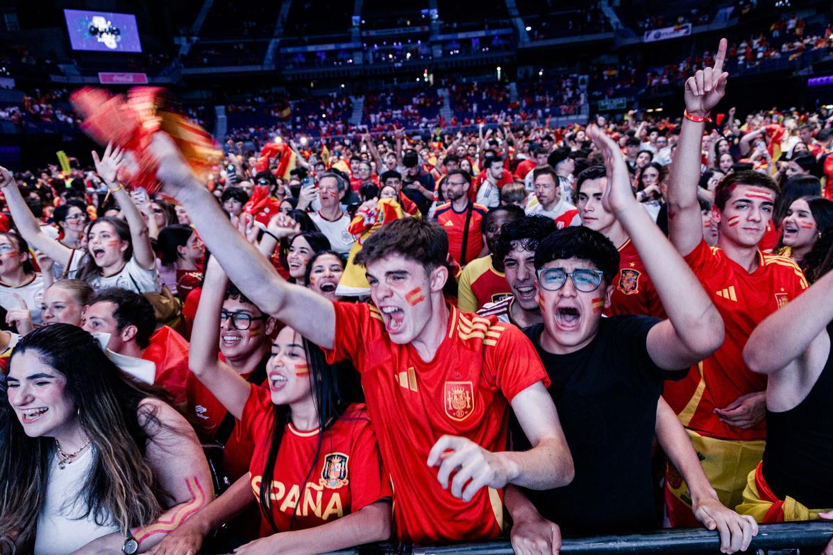 Madrid sigue la final del Mundial 2026 entre España y Argentina. Madrid sigue la final del Mundial 2026 entre España y Argentina.