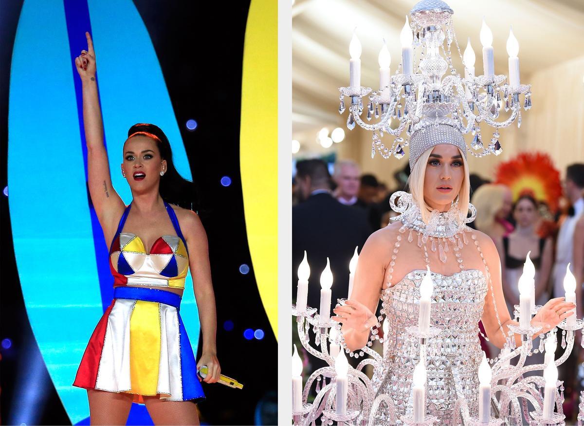 Katy Perry vestida de Moschino