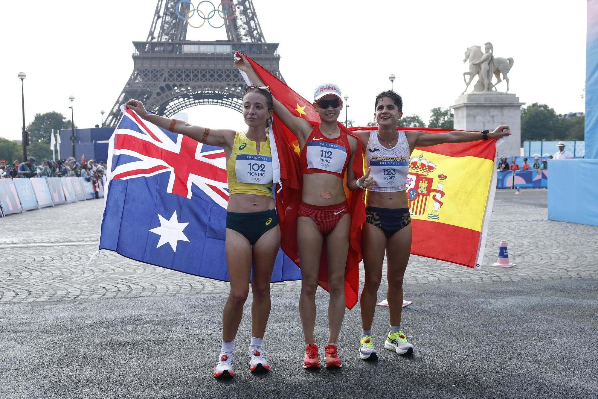 María Pérez, plata en los 20 kilómetros marcha tras la china Jiayu Yang