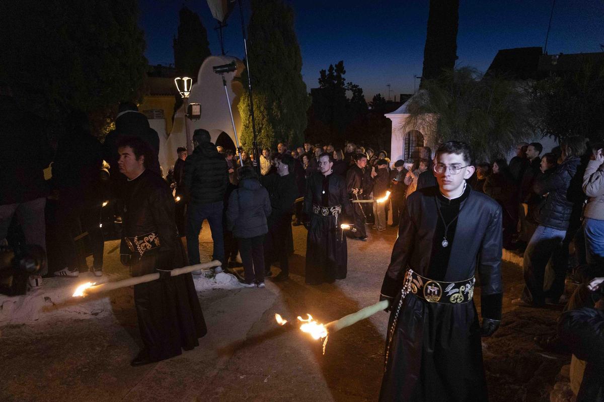 Los momentos más destacados del Viacrucis de la Semana Santa de Sagunt