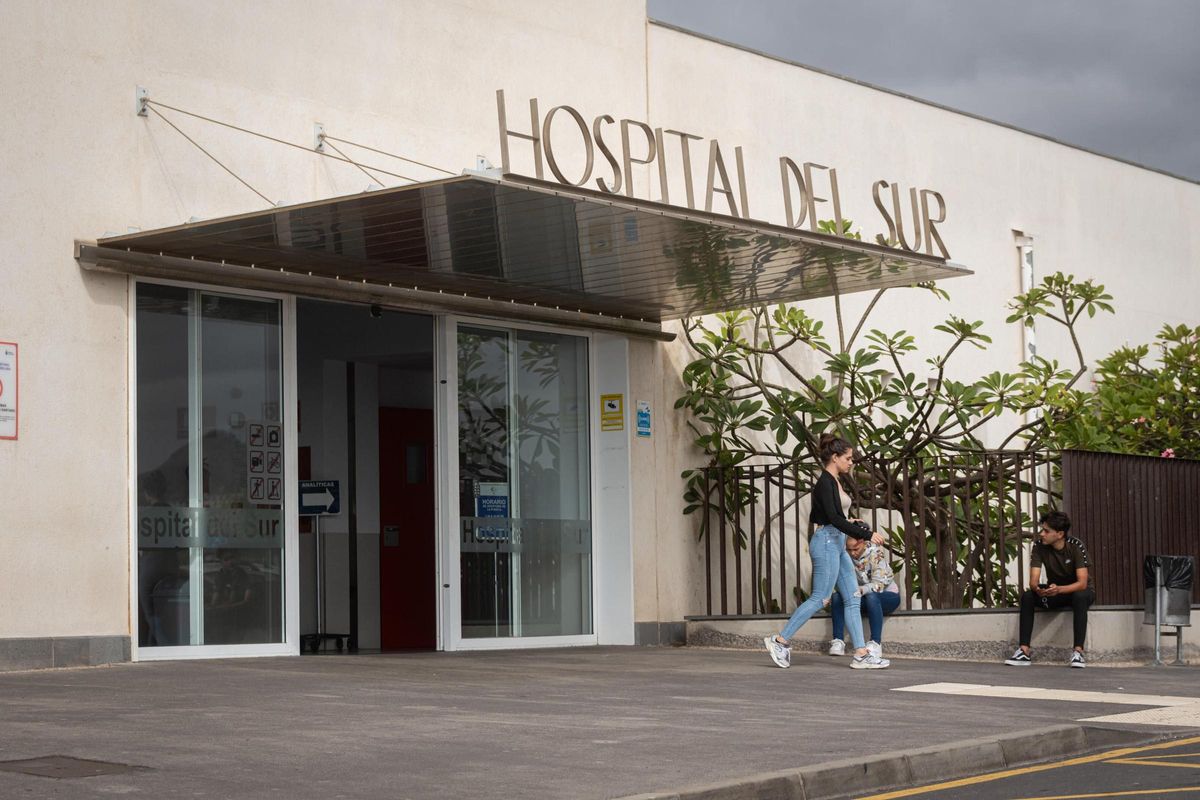Hospital del Sur de Tenerife, situado en Arona.