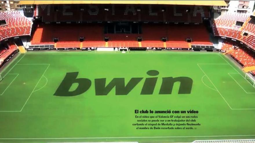 Las cifras de la operación del Valencia CF con Bwin