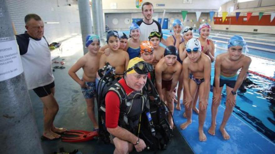 El GEAS promueve las actividades subacuáticas entre los escolares de 6.º de Primaria