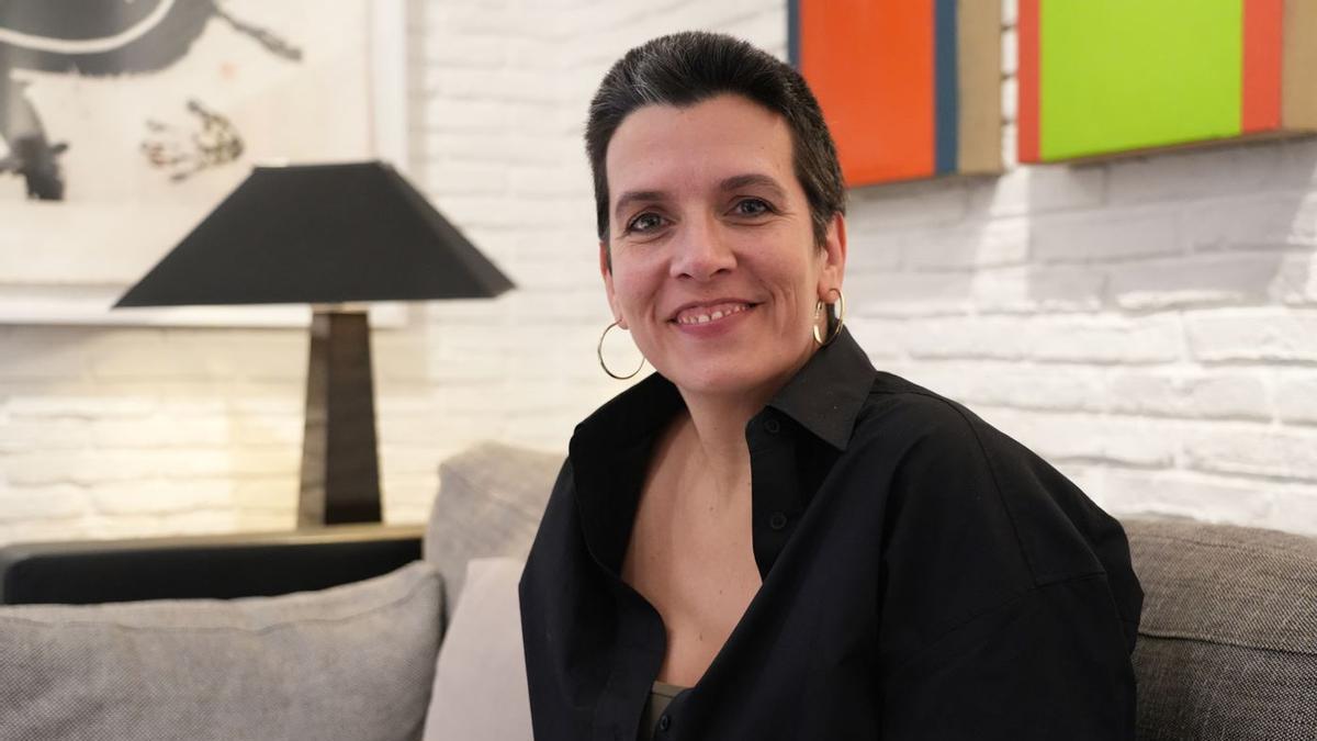 L’escriptora i traductora Carlota Gurt, el passat mes de gener