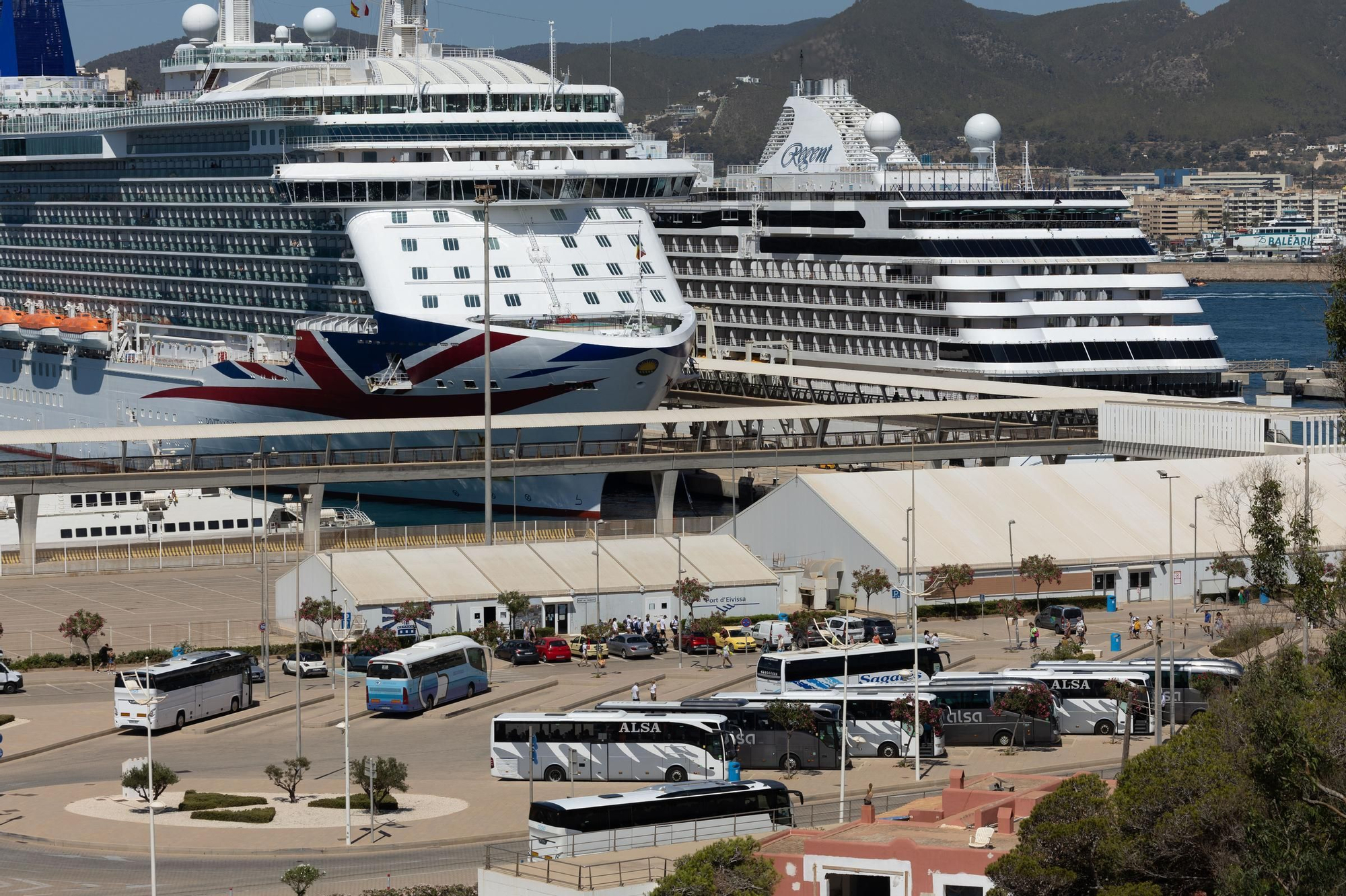 Galería: Portesta contra  los cruceros en Ibiza