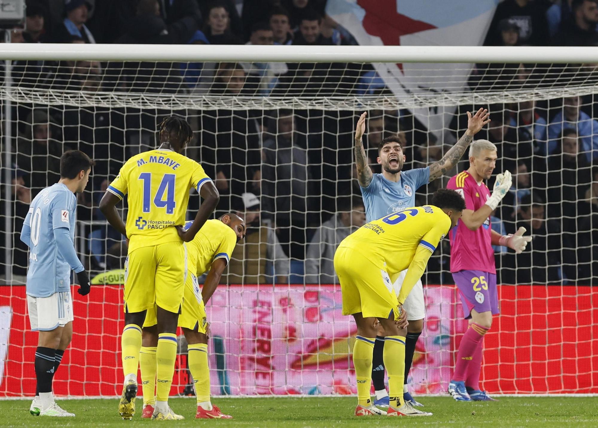 El Celta-Cádiz, en imágenes