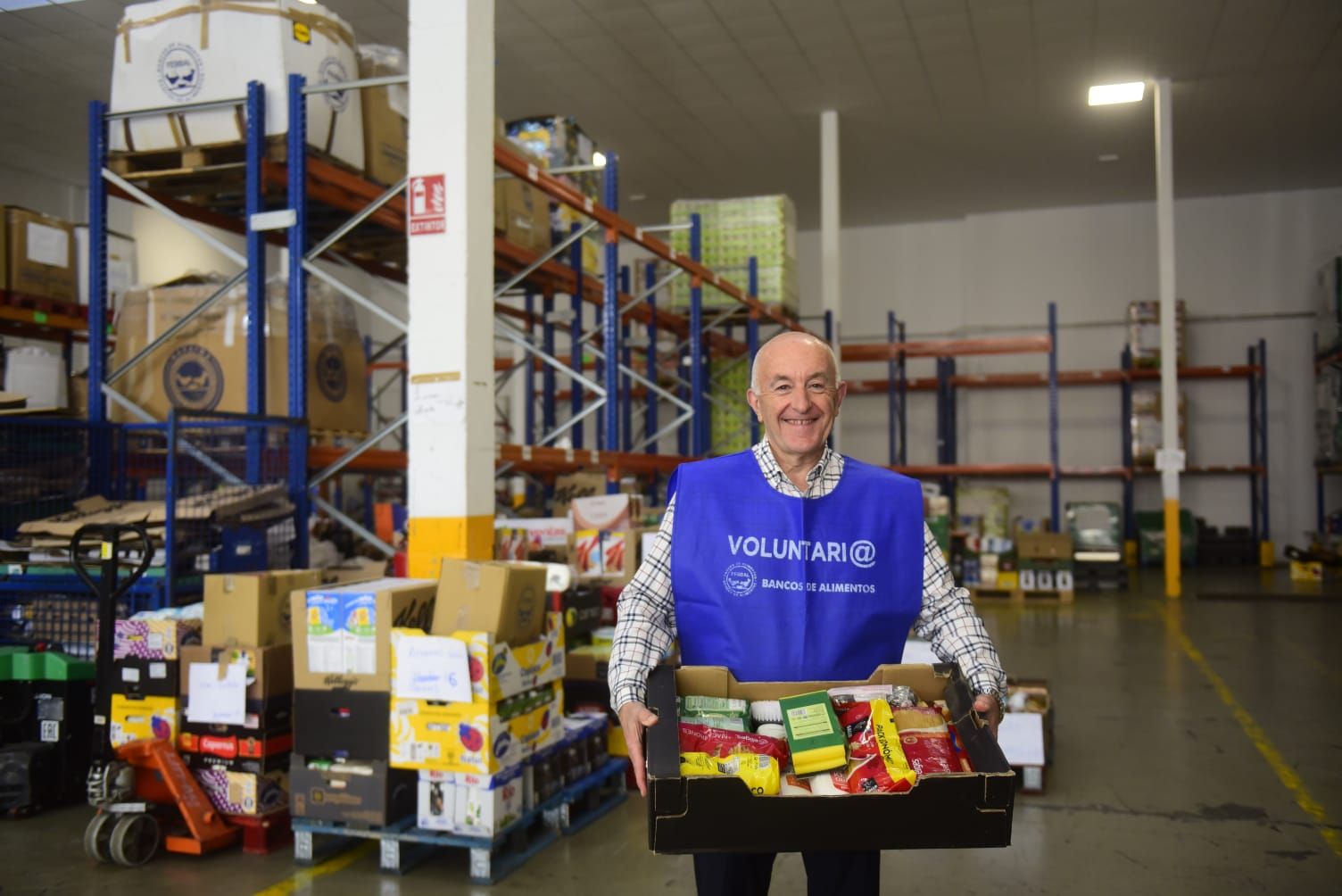 Gayoso apadrina la Gran Recogida del Banco de Alimentos, que busca 2.800 voluntarios