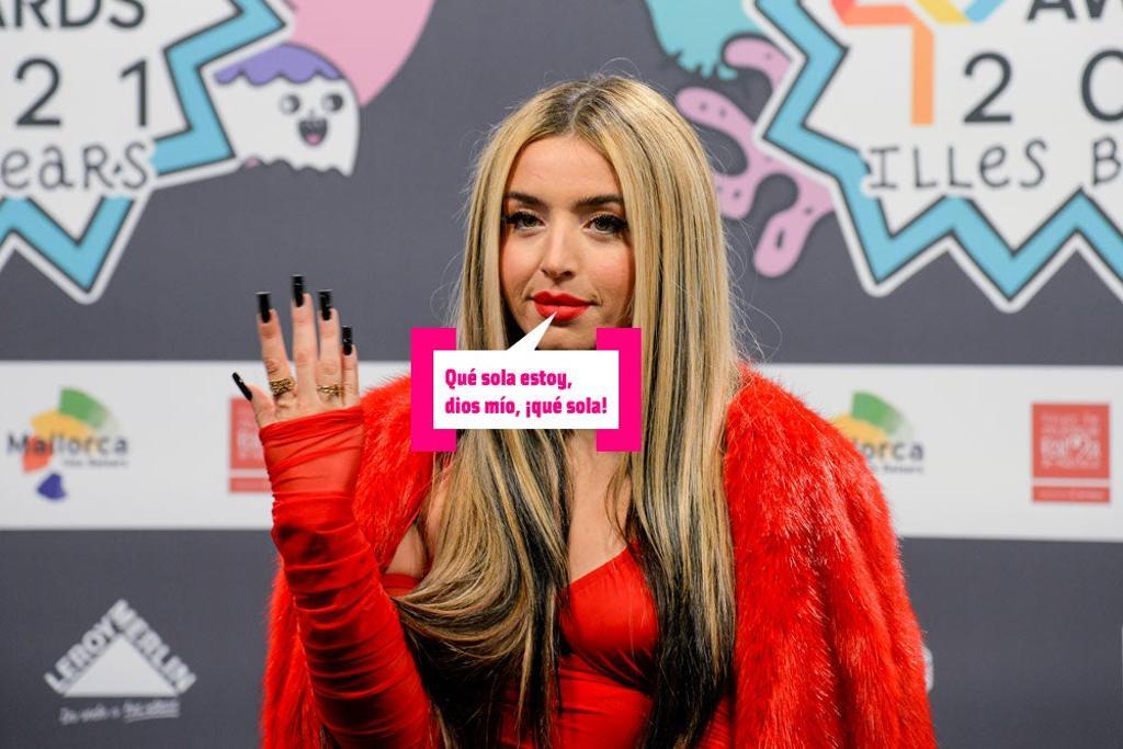 Lola Indigo en un photocall