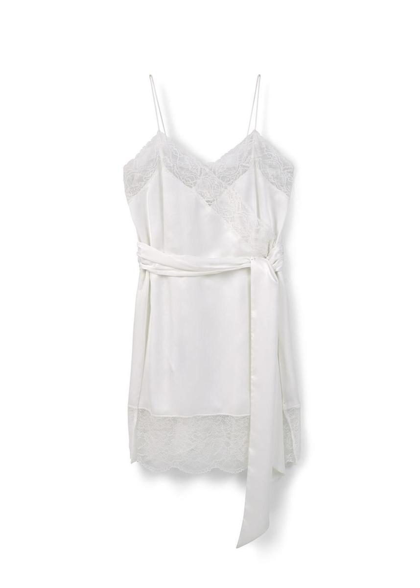 Vestido lencero de Mango