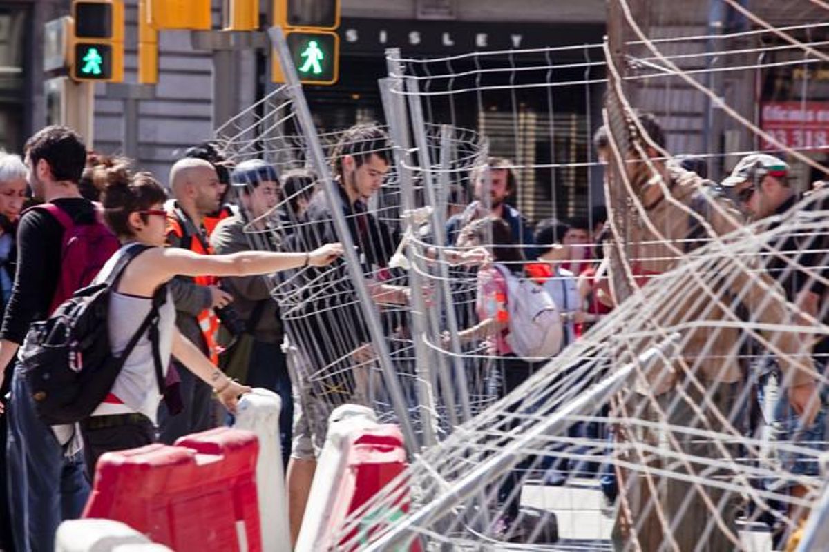 Los incidentes del 29-M, vistos por Joan Puig.