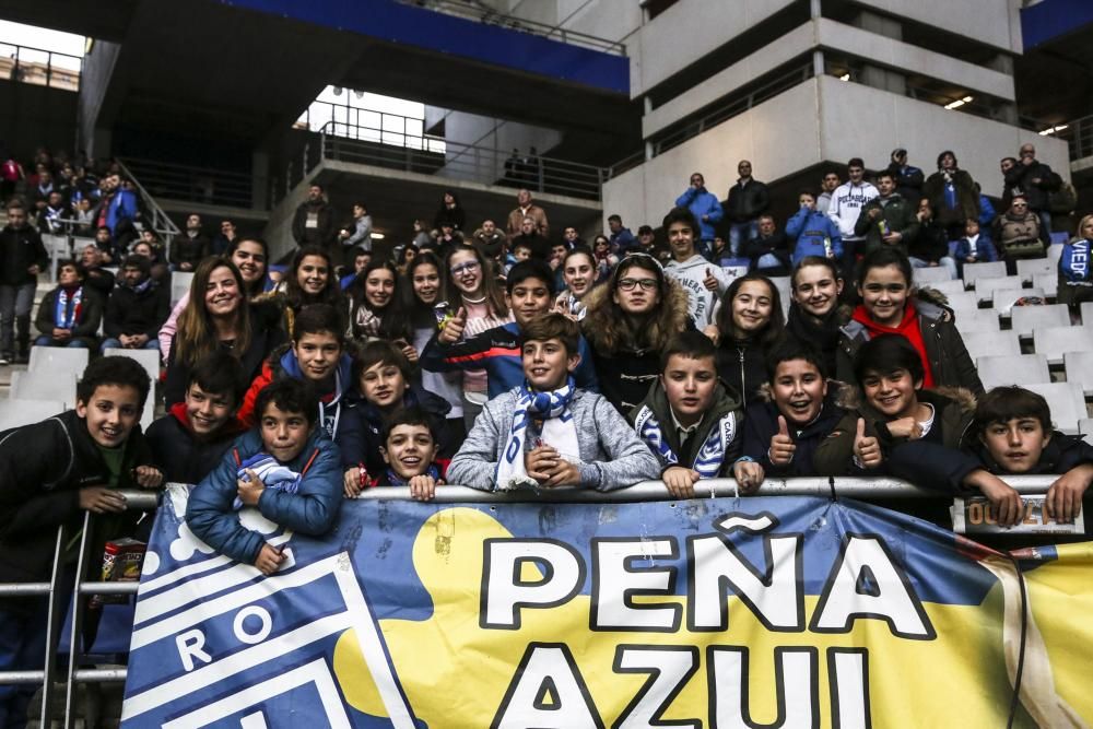 El partido entre el Langreo y el Oviedo B, en imágenes