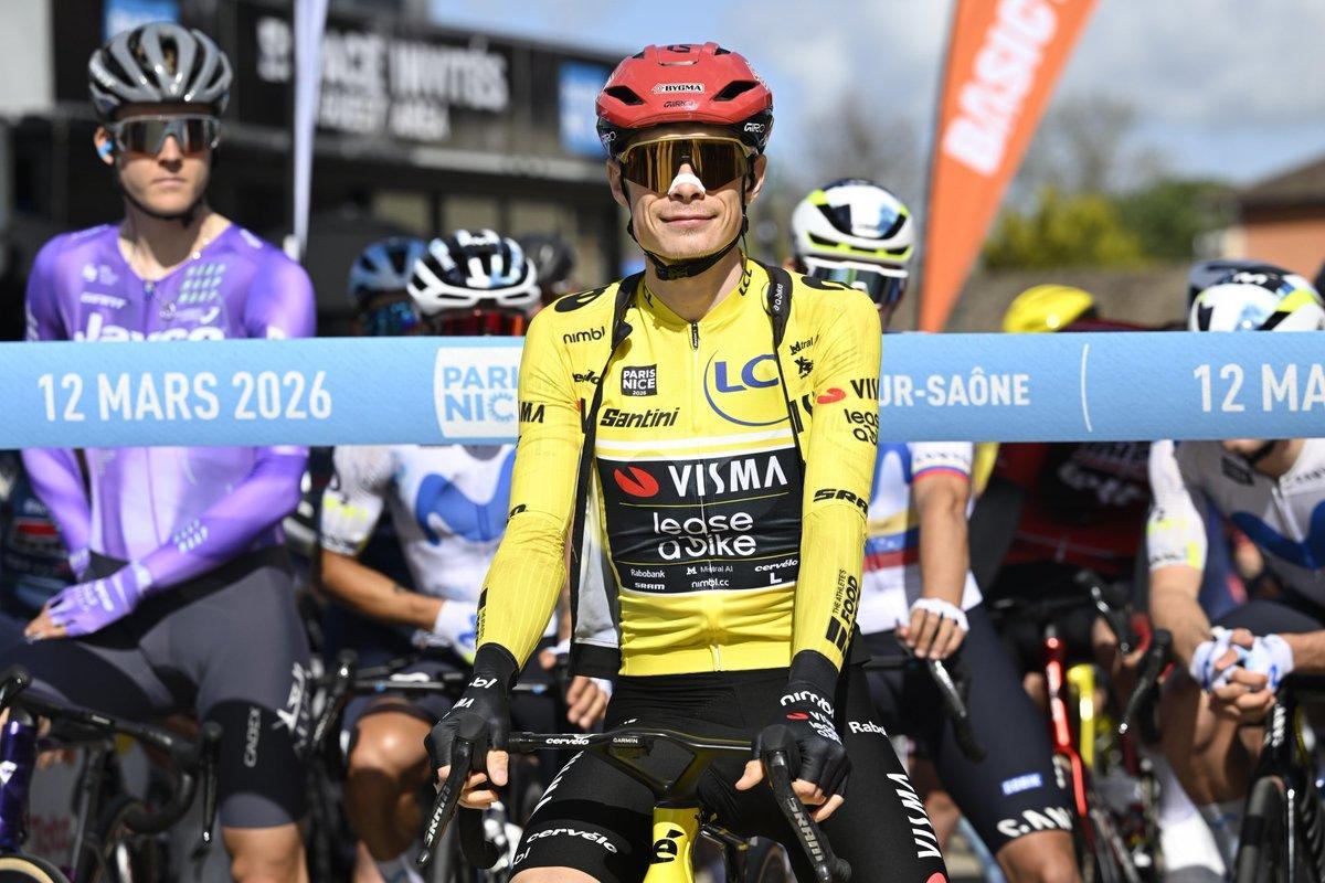 Jonas Vingegaard, en la París-Niza que ganó.